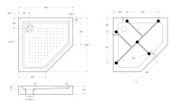Акриловый поддон BelBagno TRAY-BB-P-90-15-W - Gidratop.ru изображение