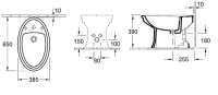 Биде Villeroy&Boch Amadea 7485 00R1 напольное - Gidratop.ru изображение