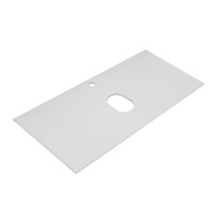 Столешница из керамогранита 1016х490 SLD-100/48-BO, Bianco Opaco - Gidratop.ru изображение