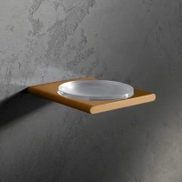 Мыльница Keuco Edition 400 11555039000, бронза шлифованная - Gidratop.ru изображение