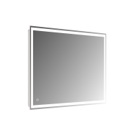 Зеркало с встроенным светильником и сенсорным выключателем SPC-GRT-900-800-LED-TCH, 12W, 220-240V, 900x30x800 - Gidratop.ru изображение