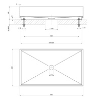 GESSI 316 раковина 600x350 мм., для установки на столешницу, без перелива, нержавеющая сталь, цвет Copper Brushed PVD - Gidratop.ru изображение
