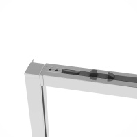 Душевая дверь Slim Soft VDS-1SS120CL, 1200, хром, стекло прозрачное - Gidratop.ru изображение