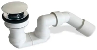 Сифон Villeroy & Boch U90952061 Push-to-Open, для ванны, белый, хром - Gidratop.ru изображение