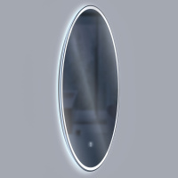 Зеркало LED VLM-3DE700 700x700 c сенсорным выключателем и диммером - Gidratop.ru изображение