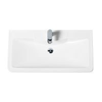 Раковина из литьевого мрамора, 900х455х145, BB900/455-LV-MR-ALR - Gidratop.ru изображение