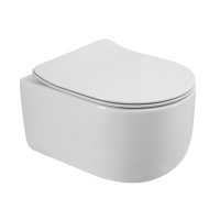 Унитаз подвесной безободковый BelBagno SOFT-TOR BB084CH-TOR/BB2034SC - Gidratop.ru изображение