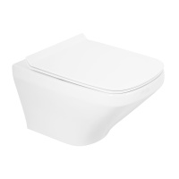 Унитаз подвесной безободковый BelBagno SELA BB3201CHR/BB3201SC - Gidratop.ru изображение