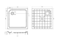 Поддон SMC CEZARES TRAY-SMC-A-90-55-150-W - Gidratop.ru изображение