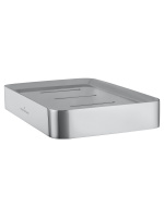 Мыльница с держателем WONZON & WOGHAND LOTTE, Хром (WW-8324) - Gidratop.ru изображение