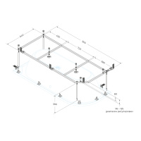 Металлический каркас CEZARES METAURO CORNER-MF - Gidratop.ru изображение