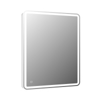 Зеркало с встроенным светильником и сенсорным выключателем SPC-MAR-700-800-LED-TCH, 12W, 220-240V, 700x30x800 - Gidratop.ru изображение