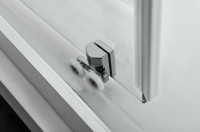 Душевая дверь Alpha VDS-3AL2180MT, 1800, хром, стекло текстурное - Gidratop.ru изображение