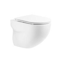 Унитаз подвесной безободковый BelBagno ONDA BB066CHR/BB870SC - Gidratop.ru изображение