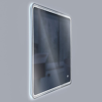 Зеркало LED VLM-3MA120-2 1200х800 c сенсорным выключателем и диммером, антизапотевание - Gidratop.ru изображение