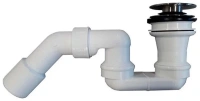 Сифон Villeroy & Boch U90952061 Push-to-Open, для ванны, белый, хром - Gidratop.ru изображение