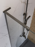 Душевая перегородка BelBagno UNO-L-1-TB-90-C-GM - Gidratop.ru изображение