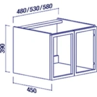 Шкаф под раковину Laufen Case 7295.1.070.500.1 белый - Gidratop.ru изображение