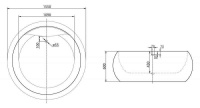 Акриловая ванна BELBAGNO BB30-1550, 1550x1550x600 - Gidratop.ru изображение