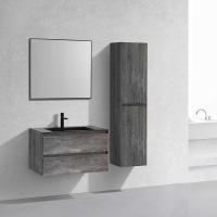 База под раковину Luka 800 подвесная, 2 выкатных ящика soft-close, G.Stone - Gidratop.ru изображение