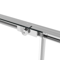Душевая дверь Slim Soft VDS-1SS120CL, 1200, хром, стекло прозрачное - Gidratop.ru изображение
