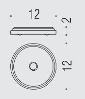 Colombo Hermitag Мыльница настольная, цвет: хром - Gidratop.ru изображение