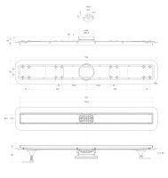 Душевой лоток BelBagno BB-LD-LUCE-80-CR - Gidratop.ru изображение