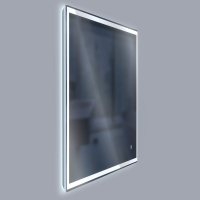 Зеркало LED VLM-3VN1007 1000х700 c сенсорным выключателем и диммером - Gidratop.ru изображение
