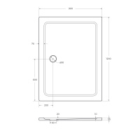 Поддон SMC CEZARES TRAY-M-AH-120/90-35-W - Gidratop.ru изображение