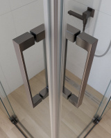 Душевой уголок CEZARES SLIDER-AH-2-90/100-100/110-C-GM - Gidratop.ru изображение