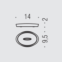 Colombo Plus Мыльница настольная, цвет: цвет: чёрный матовый - Gidratop.ru изображение