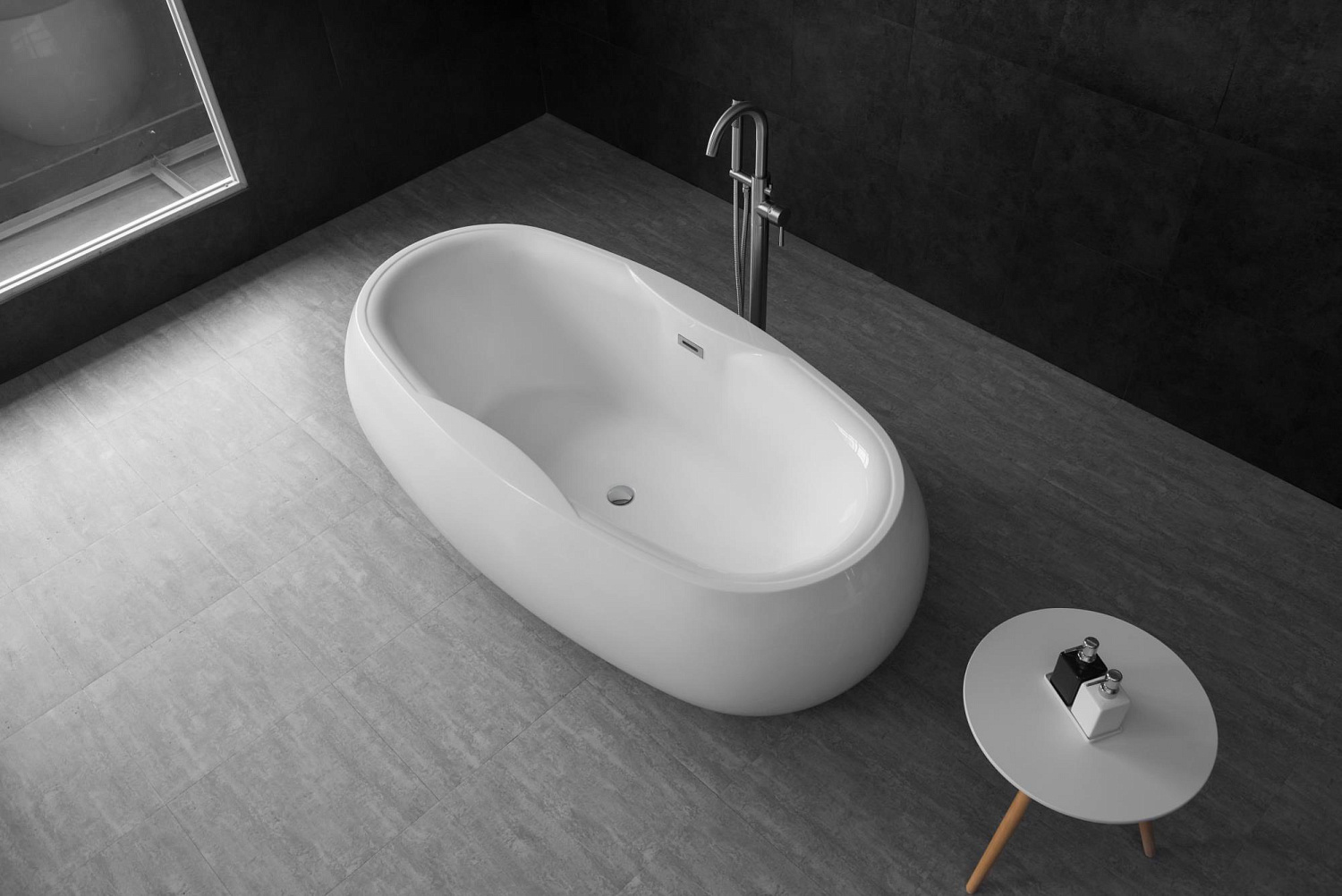 Акриловая ванна BELBAGNO BB502-1800-900, размер 1800х940 мм