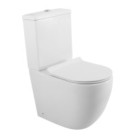 Унитаз-компакт безободковый BelBagno AMANDA BB051CPR/BB051T/BB076SC - Gidratop.ru изображение