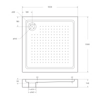 Акриловый поддон BelBagno TRAY-BB-A-100-15-W - Gidratop.ru изображение