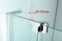 Душевой уголок CEZARES SLIDER-AH-1-100-70/80-C-Cr - Gidratop.ru изображение