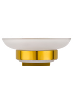 Мыльница с держателем WONZON & WOGHAND POLO, Темное золото (WW-8922-DG) - Gidratop.ru изображение