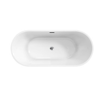 Акриловая ванна BELBAGNO UNO BB701-1600-730-K - Gidratop.ru изображение