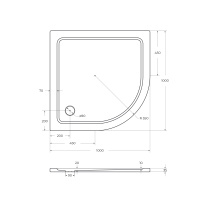 Поддон SMC CEZARES TRAY-M-R-100-550-35-W - Gidratop.ru изображение