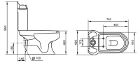 Бачок CEZARES KING PALACE CZR-237-T - Gidratop.ru изображение
