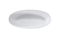 Ванна Solid Surface Vincea VBT-4S01MW, 1700*760*560, белый мат., слив-перелив в комплекте - Gidratop.ru изображение