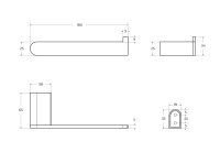 STYLUS-PH-01 Держатель для туалетной бумаги, исполнение хром - Gidratop.ru изображение