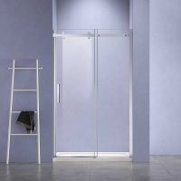 Душевая дверь Como-N VDS-4CN130CL, 1300, хром, стекло прозрачное - Gidratop.ru изображение