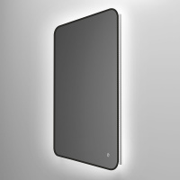 Зеркало LED VLM-3VC600B 600х800 c сенсорным выключателем и диммером - Gidratop.ru изображение