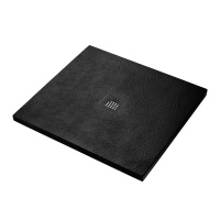 Душевой поддон из искусственного мрамора в комплекте с сифоном BelBagno UNO TRAY-MR-UNO-A-90-35-NERO-NO - Gidratop.ru изображение