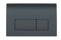 Клавиша смыва Geberit Delta 115.119.DW.1 50, черный глянцевый RAL 9005 - Gidratop.ru изображение