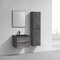 База под раковину Luka 600 подвесная, 2 выкатных ящика soft-close, G.Stone - Gidratop.ru изображение