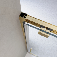 Душевая дверь BelBagno LUCE-BF-1-110-C-ORO - Gidratop.ru изображение