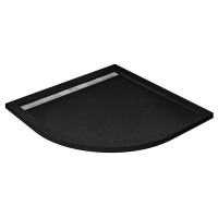 Поддон из искусственного мрамора CEZARES TRAY-AS-R-90-30-NERO - Gidratop.ru изображение