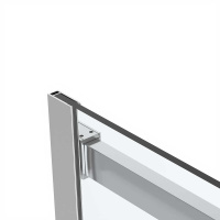 Душевая дверь Como Soft VDS-1CS130CL, 1300, хром, стекло прозрачное - Gidratop.ru изображение