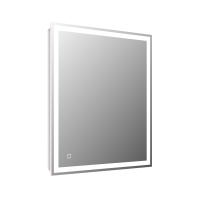 Зеркало с встроенным светильником и сенсорным выключателем SPC-GRT-500-600-LED-TCH, 12W, 220-240V, 500x30x600 - Gidratop.ru изображение